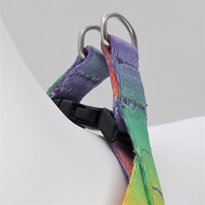 MORSO Hondentuig Mini Spring Blossom - Gerecycled PET, verstelbaar en zacht - 32-41x2,5 cm