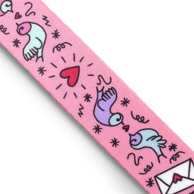 MORSO Hondentuig Gerecycled Sweet Tweet Roze 41×56 cm – Verstelbaar