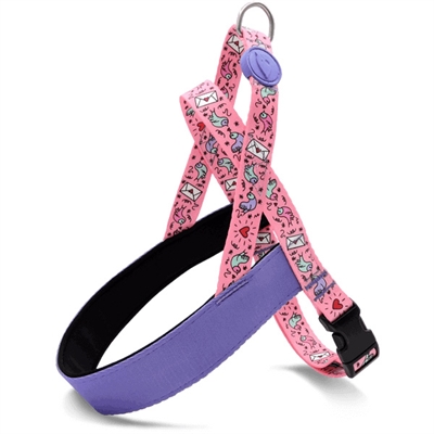 MORSO Hondentuig Norwegian Sweet Tweet Gerecycled PET - Roze - 46-60x42 cm