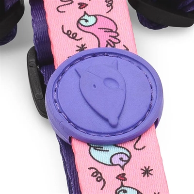 MORSO Hondentuig H-tuig Sweet Tweet Gerecycled PET-flessen - Roze - 60-80x2,5 cm