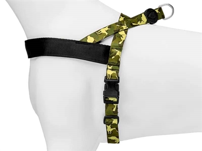 MORSO Hondentuig Norwegian Full Metal - Gerecycled PET & neopreen borststuk - Bruin - 41-56x38 cm