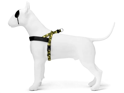 MORSO Hondentuig Norwegian Full Metal Gerecycled PET - Neopreen borststuk - Bruin - 69-86x63 cm