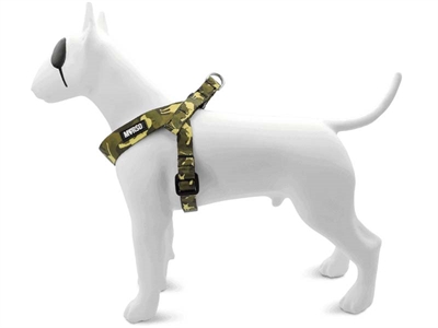 MORSO Hondentuig Mini Full Metal Dog Gerecycled (PET) verstelbaar & zacht - Bruin - 32-41x2,5 cm