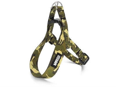 MORSO Hondentuig Mini Full Metal Dog Gerecycled (PET) verstelbaar & zacht - Bruin - 32-41x2,5 cm