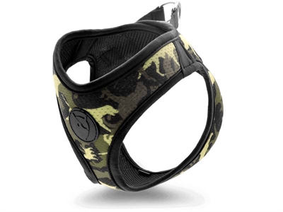 MORSO Hondentuig Body Mesh Full Metal - Gerecycled PET, ademend & sneldrogend - Bruin - 26-30 cm