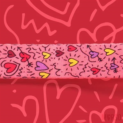 MORSO hondenhalsband Gerecycled Pink Think Roze 30-42×1,5 cm