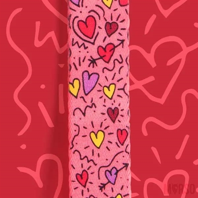 MORSO Hondenriem Pink Think - Gerecycled PET-materiaal - Roze - 120x1,5 cm (tot 6 kg)