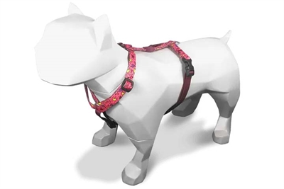 MORSO Hondentuig H‑Tuig Think Gerecycled PET - Roze - 60-80x2,5 cm