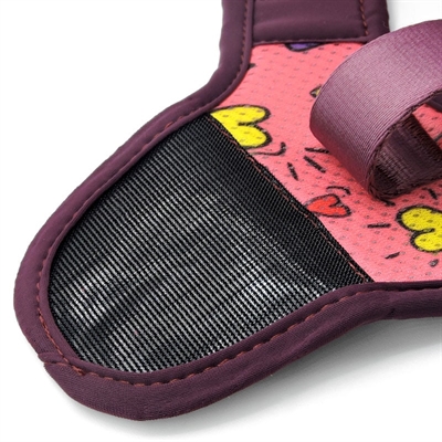 MORSO Hondentuig Body Mesh Gerecycled PET - Ademend lichtgewicht & sneldrogend - Pink - 30-35 cm