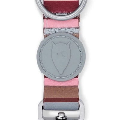 MORSO Hondenriem Verstelbaar Gerecycled Skyline Rood/Roze 65-200×2,5 cm