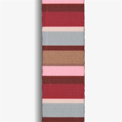 MORSO Hondentuig Mini Verstelbaar – Gerecycled PET, Zacht | Rood/Roze - 29-38x2,5 cm