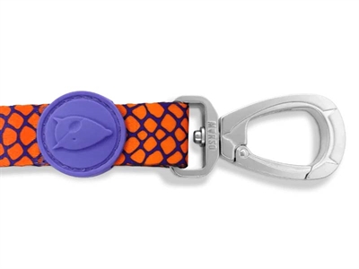 MORSO Hondenriem Urban Lizard Gerecycled PET, wasbaar 40°C - Rood - 120x1,5 cm (tot 6 kg)