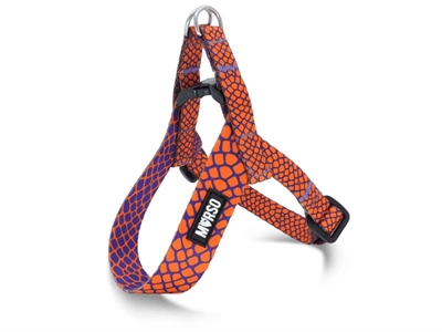 MORSO Hondentuig Mini Urban Lizard Gerecycled & verstelbaar - Rood - 24-32x1,5 cm