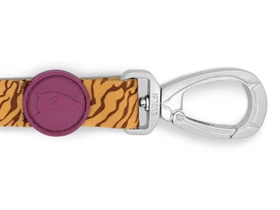 MORSO Hondenriem Jungle Drum Gerecycled PET - Oranje - 120x1,5 cm | tot 20 kg