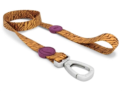 MORSO Hondenriem Jungle Drum Gerecycled PET - Oranje - 120x1,5 cm | tot 20 kg