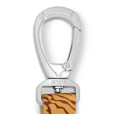 MORSO Hondenriem Jungle Drum Gerecycled PET - Oranje - 120x1,5 cm | tot 20 kg