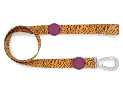 MORSO Hondenriem Jungle Drum Gerecycled PET - Oranje - 120x1,5 cm | tot 20 kg