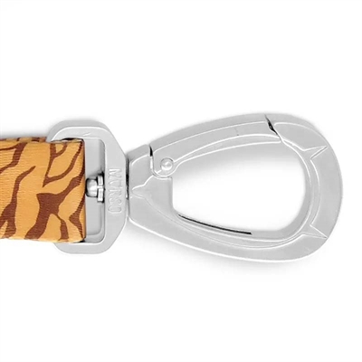 MORSO Hondenriem Jungle Drum Gerecycled PET, Verstelbaar - Oranje - 75-230x1,5 cm, tot 4 kg