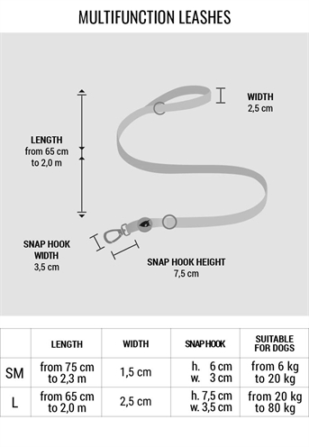 MORSO Hondenriem Jungle Drum Gerecycled PET, Verstelbaar - Oranje - 75-230x1,5 cm, tot 4 kg