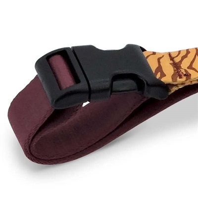 MORSO Hondentuig H-tuig Jungle Drum Gerecycled PET | 5-punts verstelbaar, vachtvriendelijk - Oranje - 60-80x2,5 cm