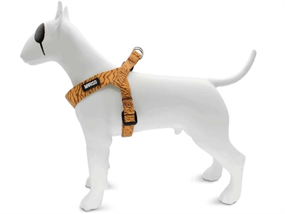 MORSO Hondentuig Mini Jungle Drum gerecycled & verstelbaar - Oranje - 24-32x1,5 cm