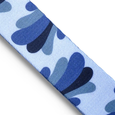 MORSO hondenhalsband Gerecycled Splash Blauw 37-58×2,5 cm