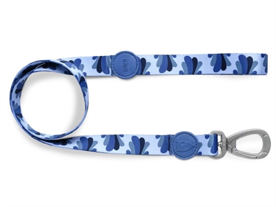 MORSO Hondenriem Gerecycled Splash - van gerecycled PET - Blauw - 120x1,5 cm, tot 6 kg