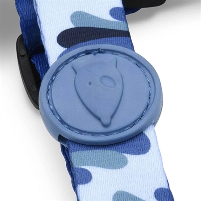 MORSO Hondentuig H‑tuig Splash Gerecycled PET - Zacht & 5‑voudig verstelbaar - Blauw - 50-70x1,5 cm