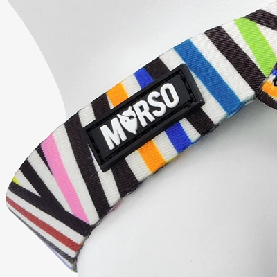 Morso Hondentuig Mini Verstelbaar Gerecycled Spaghetti 24-32×1,5 cm – Zacht