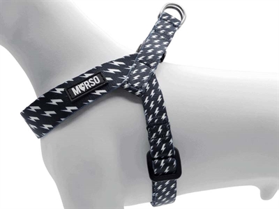 MORSO Hondentuig Morso Mini Verstelbaar 24-32×1,5 cm – Zwart