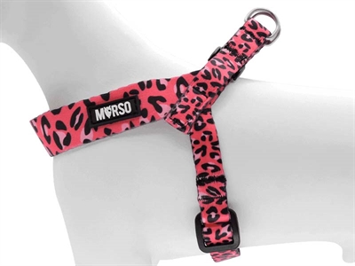 MORSO Mini Hondentuig Verstelbaar Gerecycled Roze 32-41×2,5 cm