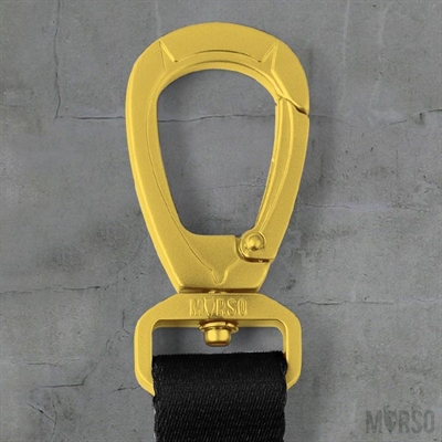 MORSO Hondenriem Gerecycled Gold Caviar 120×1,5 cm – Goud