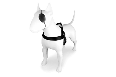 MORSO Hondentuig Gerecycled Pureness Zwart 41-56×38 cm – Verstelbaar