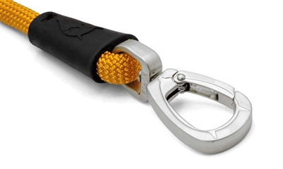 MORSO Hondenriem Regular Rope Goud 120×1 cm – Gerecycled Touw