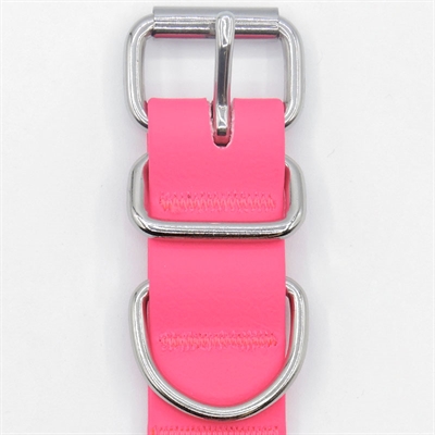 MORSO hondenhalsband gerecycled waterproof Passion Pink 23-31×1,5 cm