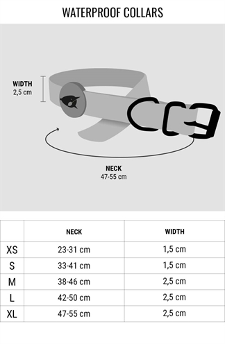 MORSO hondenhalsband gerecycled waterproof Passion Pink 23-31×1,5 cm