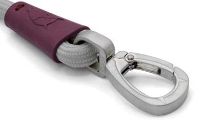 MORSO hondenriem Soft Rope 120×1 cm – Gerecycled Grey Grijs