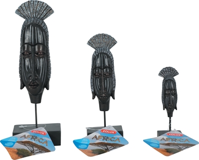 ZOLUX Ornament Afrika Dame Mask | 18x6x4 CM