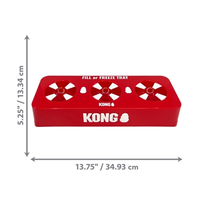KONG Fill/Freeze Tray Silicone 35×13,5×7 cm – Duurzaam hulpmiddel