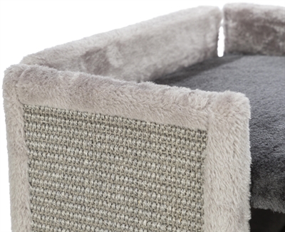 TRIXIE Krabpaal Arianna Grijs 52×40×112 cm – Sisal en Ligplekken