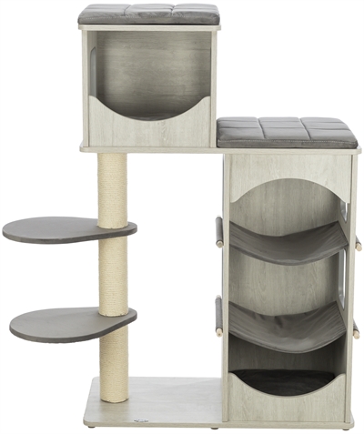 TRIXIE Krabpaal Adriano Grijs 78×38×118 cm – Kattenkrabpaal