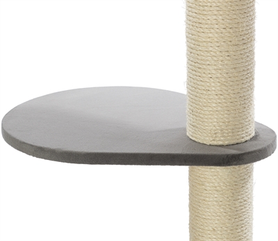 TRIXIE Krabpaal Adriano Grijs 78×38×118 cm – Kattenkrabpaal