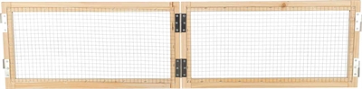 TRIXIE Ren voor cavia's Indoor 4 elementen | Uitbreidbaar in lengte & hoogte - Onbehandeld hout/metaal - 4x60x30 cm