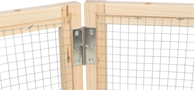 TRIXIE Ren voor cavia's Indoor 4 elementen | Uitbreidbaar in lengte & hoogte - Onbehandeld hout/metaal - 4x60x30 cm