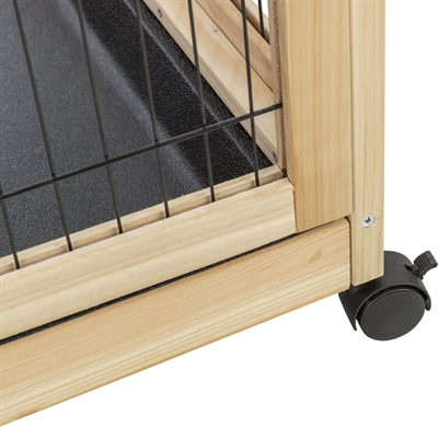 TRIXIE Indoor Verblijf Cavia's en Konijnen 150×50×60 cm – Hout/Metaal