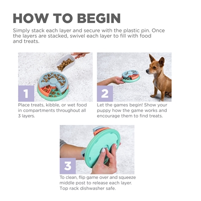 NINA OTTOSSON Puppy Lickin' Layers Likmat 17×17×6 cm – Intelligentiespel