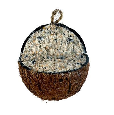 SUET TO GO Tuinvogel Voer Hele Kokosnoot 12×10×8 cm – Natuurlijk
