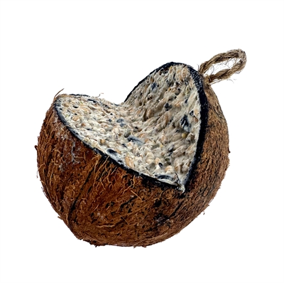 SUET TO GO Tuinvogel Voer Hele Kokosnoot 12×10×8 cm – Natuurlijk