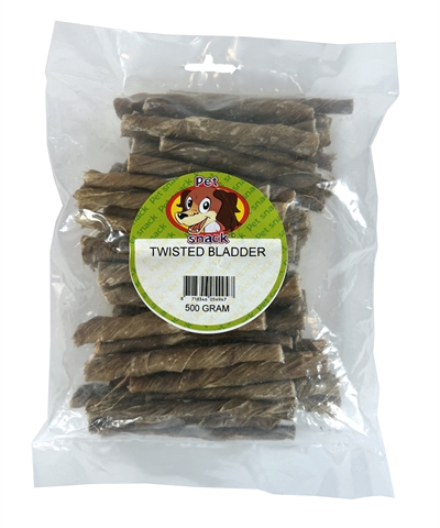 PETSNACK Hondensnack Blaas Twist 12 cm – 500 gr, Hypoallergeen