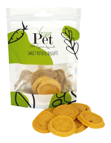 VEGGIE PET Snoepjes voor Honden Sweet Potato 100 gr – Plantaardig